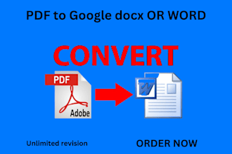 convert PDF to word or word to PDF