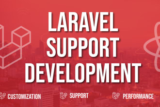 fix bugs and develop custom laravel php website and web application