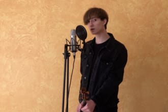 sing and record industry level male vocals for your song