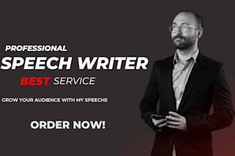 write a persuasive, informative and motivational speech