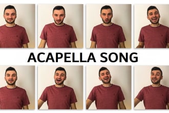 create and sing acapella version of your song