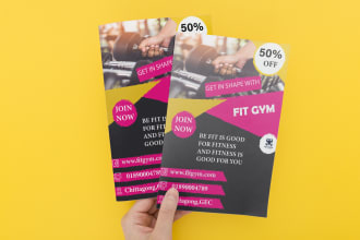 do design trifold, bifold brochure flyer leaflet