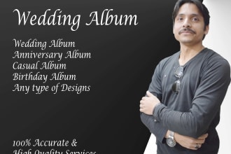 professionally edit wedding albums