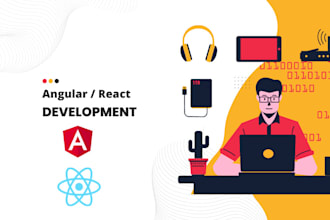 do angular, react and backend integration