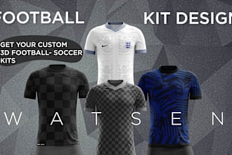 design custom 3d football kit