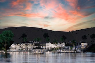 create 3d renders of your building