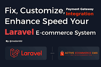 integrate payment gateway and provide customizations for active ecommerce cms