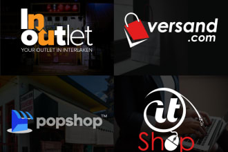 design amazon store, shopify, ecommerce business logo