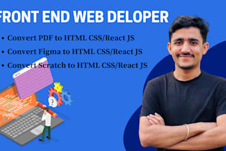 convert figma to HTML CSS bootstrap 5 PSD to HTML responsive website xd to html
