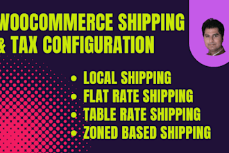 setup and configure woocommerce shipping and fix issues