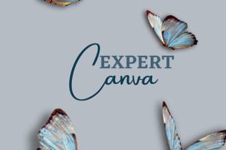 design canva flyer, social media posts, brochure, postcard