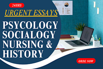 urgent essay on psychology, sociology, nursing, history