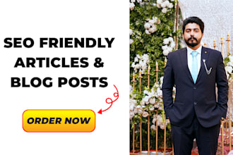 do SEO friendly article writing and blog posts writing