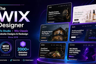 wix website builder and redesign a business wix website