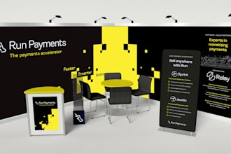 design a corporate poster, banner, or trade show graphic
