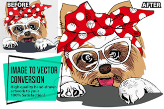 trace your image to vector, redraw, separate colors for screenprint