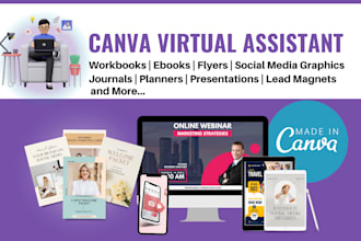 be your professional canva pro virtual assistant