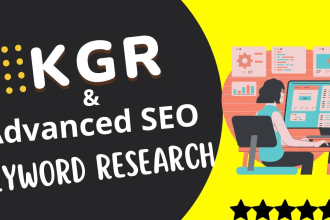 do kgr and advanced SEO keyword research with  competitor analysis