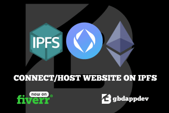 create and host website on decentralised storage system ipfs