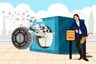 vector illustration of character, object or animal