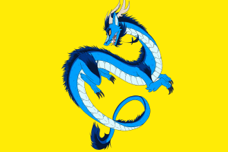 make a high  dragon logo for you with new concept
