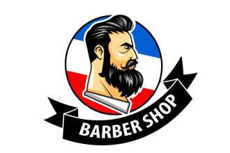 make an amazing unique barber shop logo design in one day