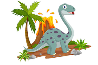 design super dinosaur  logo with satisfaction guaranteed