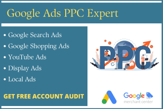 setup, manage and optimize google ads adwords ppc campaigns