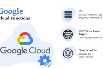 write google cloud functions in node js or python