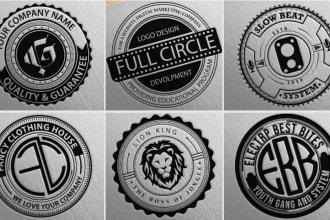 design retro vintage badge logo