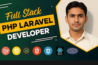 develop modern PHP laravel websites, custom design, software development