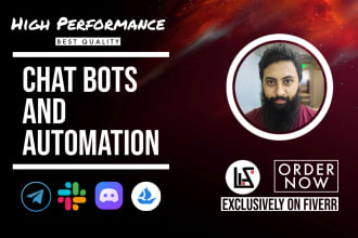 create a telegram and discord chat bots