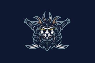 do design professional minimalist esports gaming logo