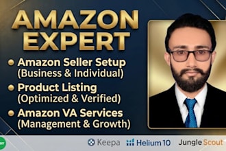create and setup your amazon seller account business and individual for USA uae