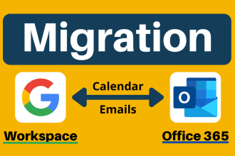 setup, migration google workspace and office 365 business email accounts