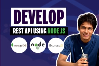 develop an API rest API using nodejs expressjs and mongodb