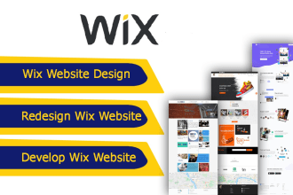 do wix website design and add SEO
