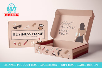 create modern mailer packaging box