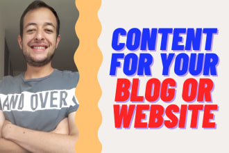 write your SEO content for blogs or website