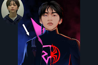 make incredible superheroes dc and marvel from your photo