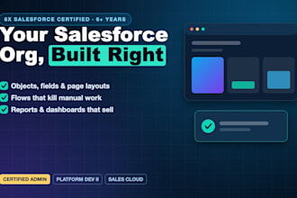 be your salesforce admin