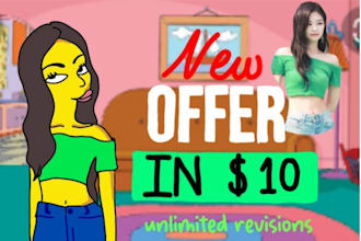 draw you in best yellow cartoon version