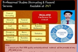 financial accounting tutor  cost accounting tutor managerial accounting tutor