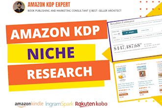 do data driven amazon kdp niche research