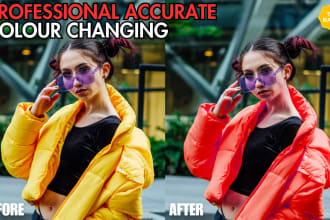 perfectly colour change, colour correct any product, object and image