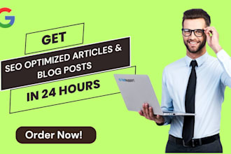 write SEO article writing and blog content in 24 hours
