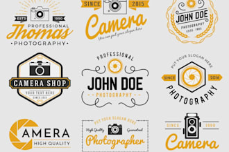 design a luxury photography signature logo or watermark