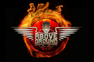 make an innovative abstract band logo just your company