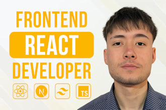 fix or develop web application with react, nextjs, vite