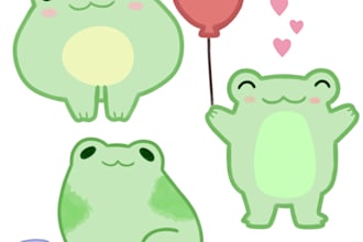 draw you a frog doing anything